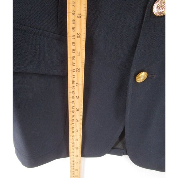 VINTAGE Palm Beach Sport Coat 40 Blazer Jacket Gold Buttons 80s 90s * - Picture 4 of 15